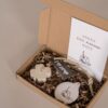 hoera een nieuw huis brievenbus cadeau - klavertje vier zeephanger en sleutelhanger