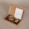 jij bent goud waard brievenbus cadeau - schaaltje, amberblokje roos en rasp jij bent goud waard brievenbus cadeau - schaaltje, amberblokje roos en rasp