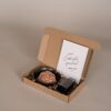 Een cadeautje speciaal voor jou - schaaltje, amberblokje roos en rasp