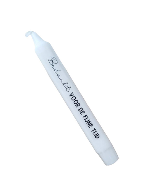 Cadeautje kaars - Bedankt voor de fijne tijd