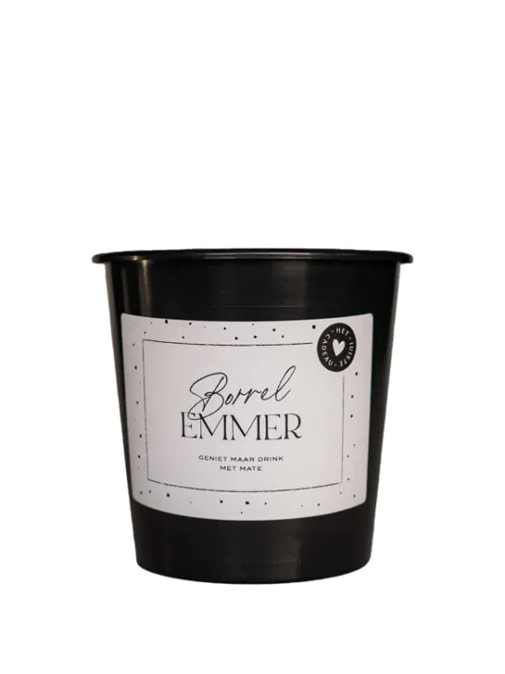 borrel emmer cadeau groot Cadeau emmer leeg - 5 Liter - Borrel emmer