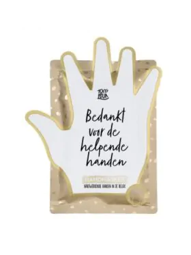 Handmasker - Bedankt voor de helpende handen