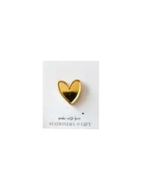 pin - mini hartje van goud