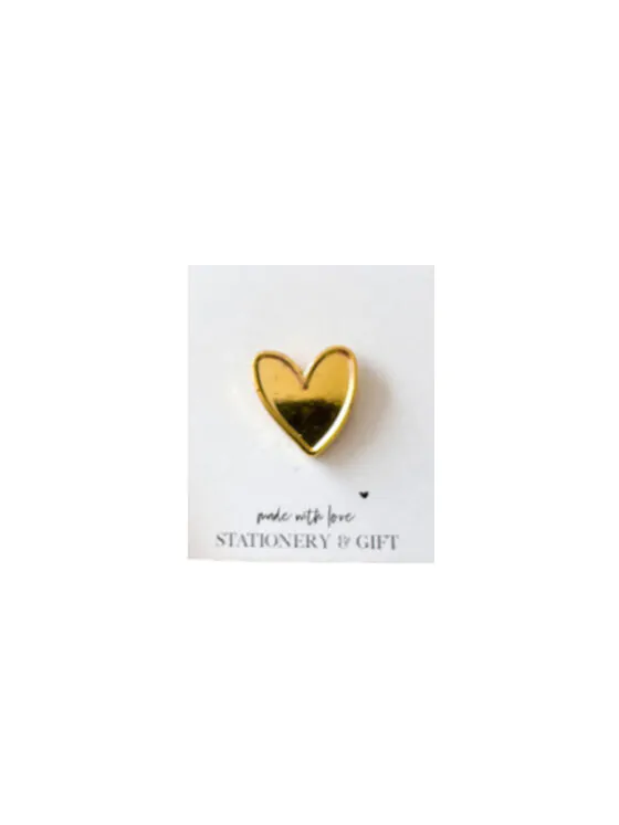 pin - mini hartje van goud