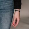 armbandjes zwart en wit met een hartje
