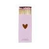 roze lucifers stagionery&gifts Moederdag brievenbus cadeau - Chocolade, kandelaar, kaars, lucifers & winegums