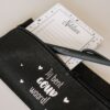 etui, notitieblok, pen