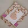 bedankt lieve juf sleutelhanger - roze hart