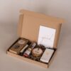 jij bent goud waard brievenbus cadeau - lucifers , kaars, thee, bikkels chocolade