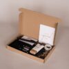 jij bent goud waard brievenbus cadeau - etui, notitieblok, pen, handcreme, washitape