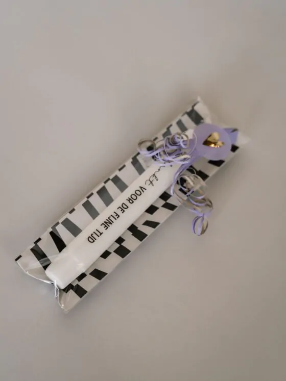 cadeautje kaars - bedankt voor de fijne tijd