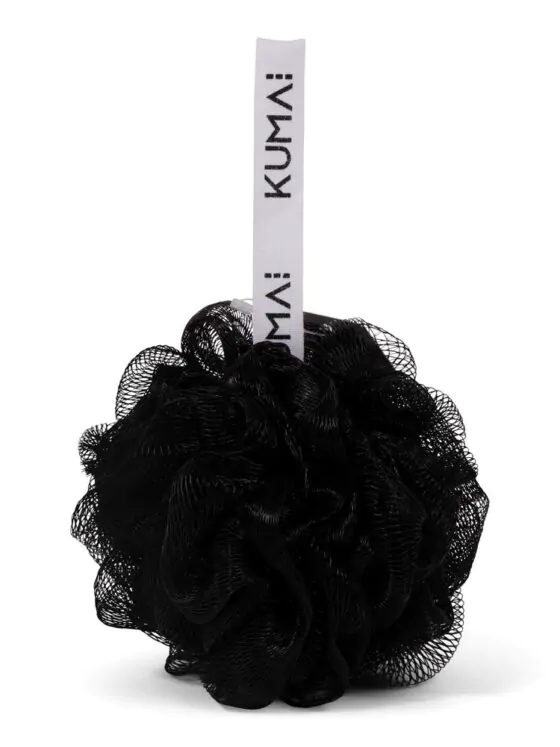 Douche bloem spons - Zwart