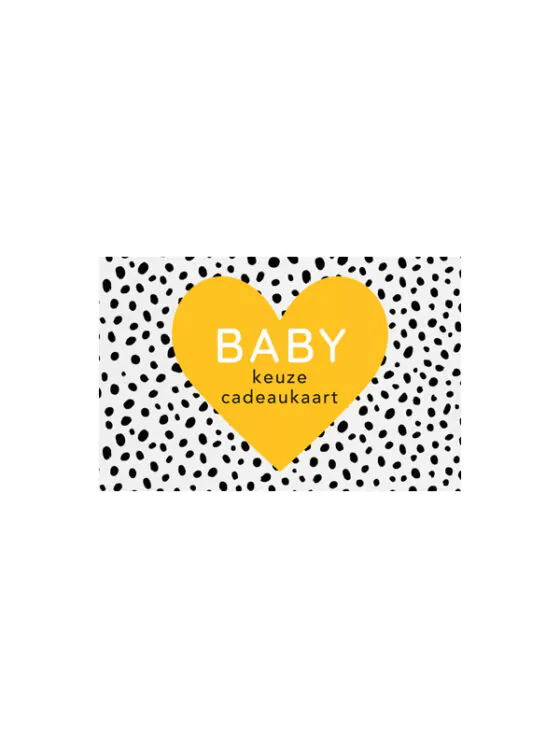 Cadeaubon - Baby keuze cadeaukaart