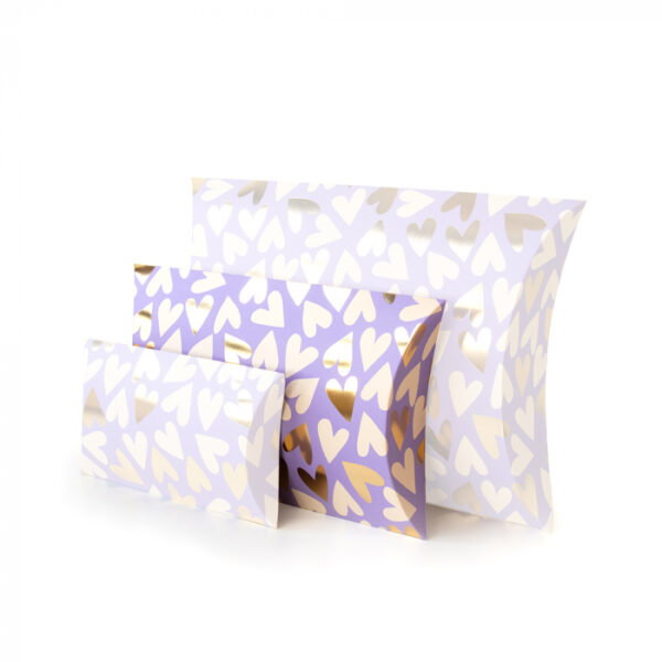 Cadeaudoosje - Medium - Hearts Lila Cadeaudoosje - Medium - Hearts Lila