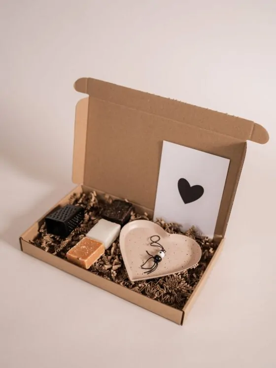 Brievenbus cadeau - Luxe amberblokjes set met sfeervolle extra's