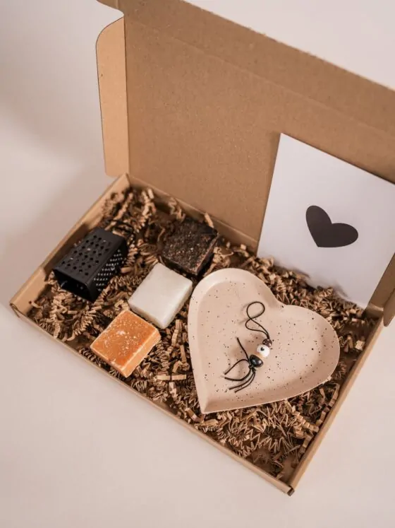 Brievenbus cadeau - Luxe amberblokjes set met sfeervolle extra's