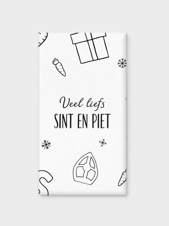 Chocoladereep Tony Chocolonely - Veel liefs sint en piet