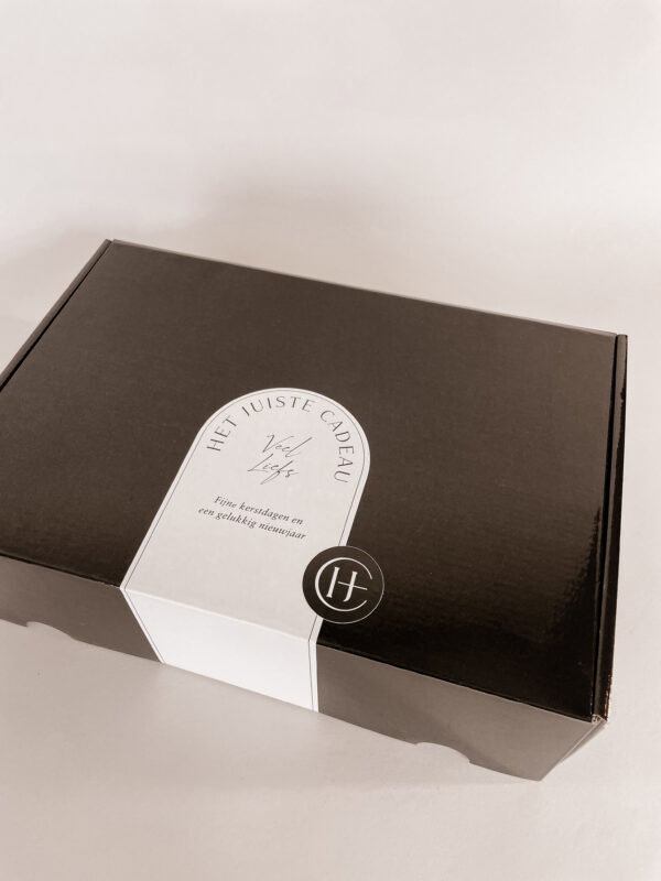 cadeaudoos groot zwart leeg