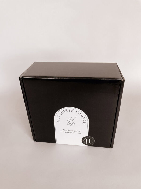 cadeaudoos middel zwart leeg