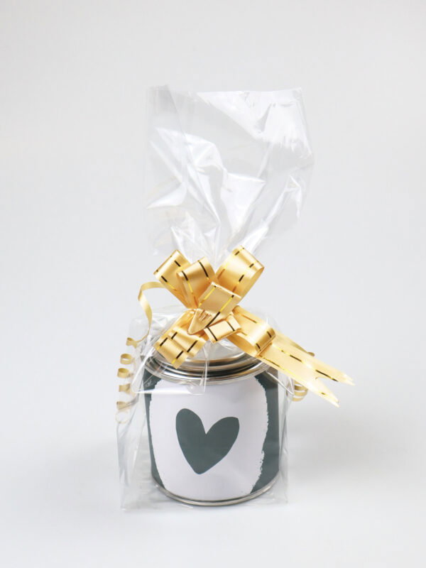 Blikje snoep cadeau - Groot hart & Iets lekkers voor jou