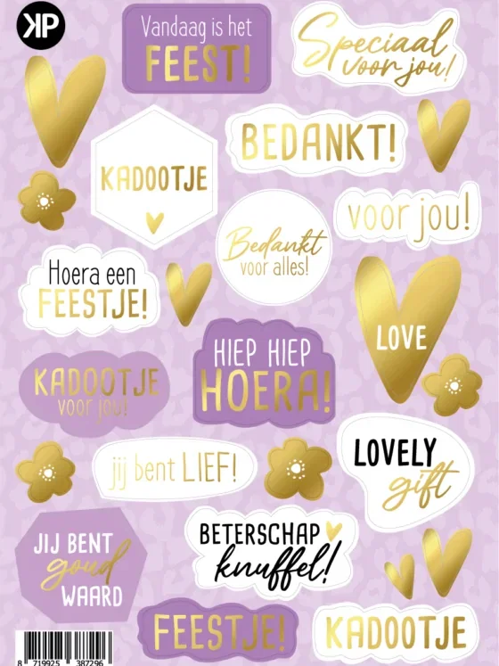 0028882_kp-a5-stickervel-kp-all-day-lilac-25-vellen Stickervel - All day - Lila