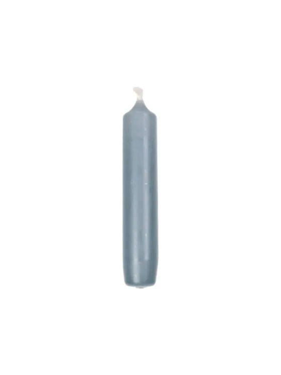 Rustik Lys kleine dinerkaars - 1 Stuk - staal blauw