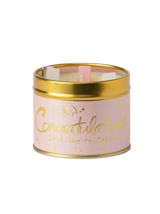 Geurkaars in een blikje - Congratulations