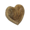 Schaaltje hout - Hartvormig