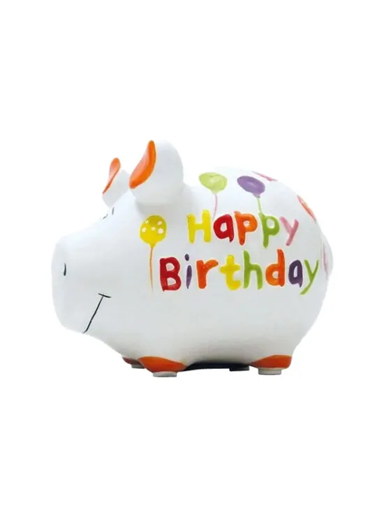 Spaarpot varken - Happy Birthday