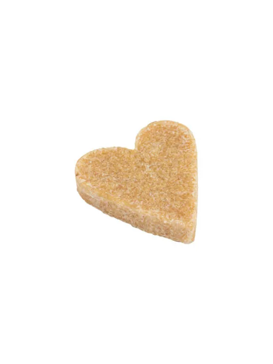 Amberblokje Hart - Bruin amber