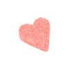 amber hart pure Amberblokje Hart - Roze pure
