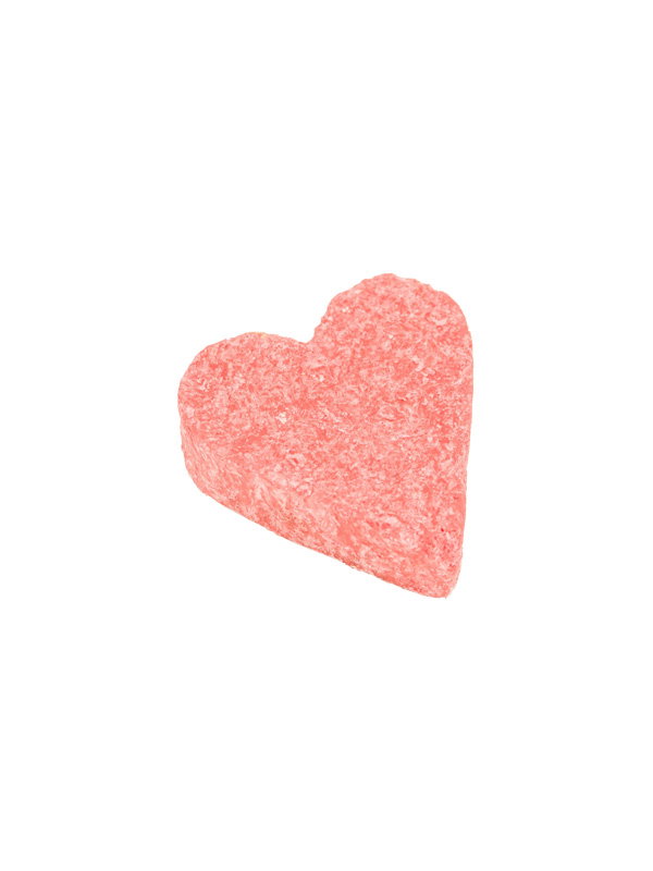 amber hart pure Amberblokje Hart - Roze pure