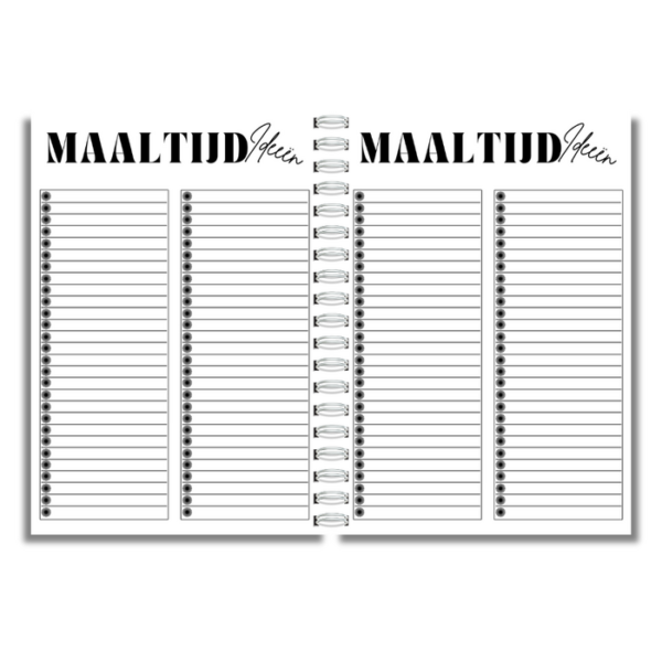 Maaltijdplanner - Voor Efficiënt en Stressvrij Koken