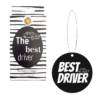 Autogeurhanger – Best Driver: Stijlvol cadeau voor elke autorijder Autogeurhanger – Best Driver: Stijlvol cadeau voor elke autorijder