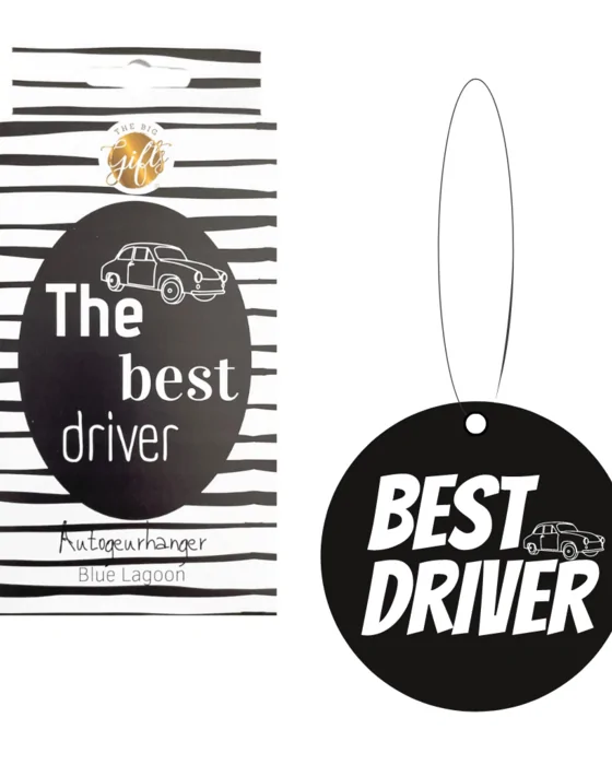 Autogeurhanger – Best Driver: Stijlvol cadeau voor elke autorijder