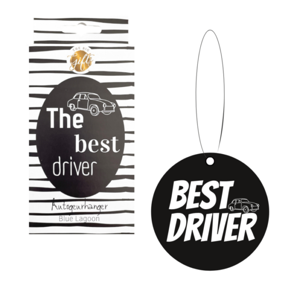 Autogeurhanger – Best Driver: Stijlvol cadeau voor elke autorijder Autogeurhanger – Best Driver: Stijlvol cadeau voor elke autorijder