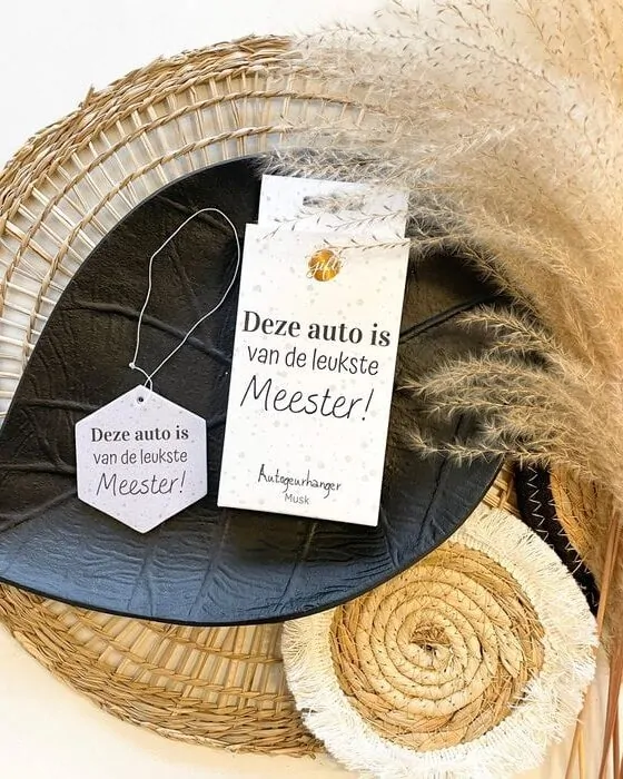 Autogeurhanger - Deze auto is van de leukste meester