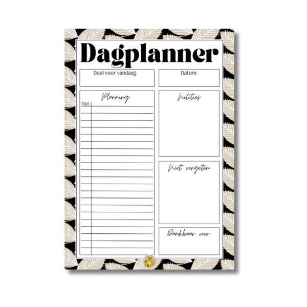 Dagplanner - Rust, overzicht en productiviteit Dagplanner - Rust, overzicht en productiviteit