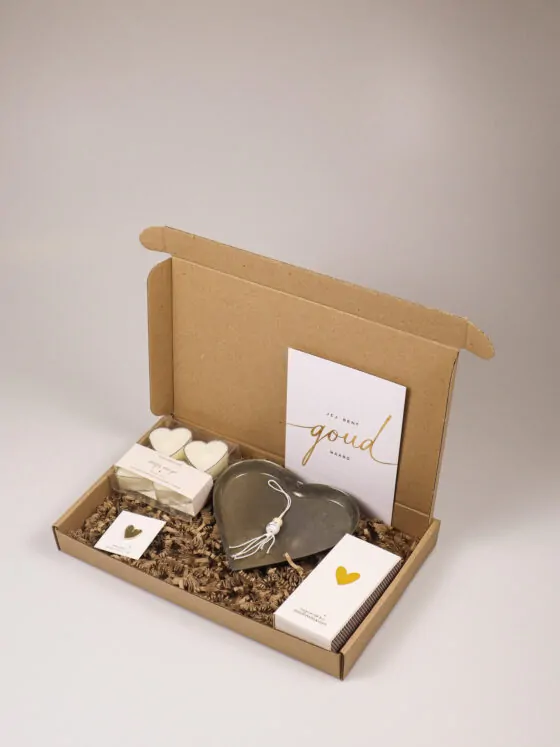 Brievenbus Cadeau - Jij bent goud waard - Een stralend geschenk
