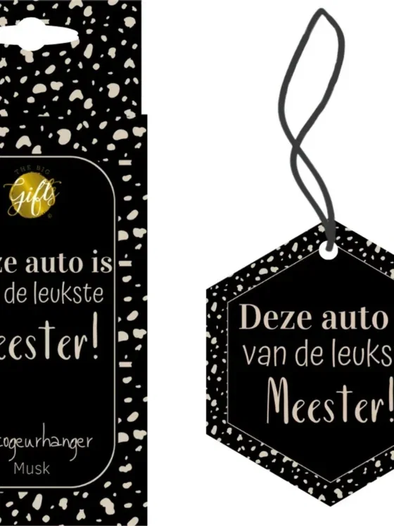 Autogeurhanger - Deze auto is van de leukste meester