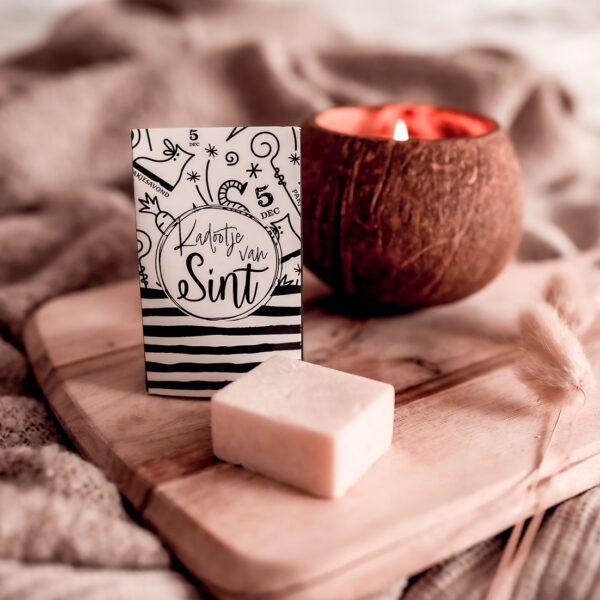 Amberblokje in een cadeaudoosje - Kadootje van sint
