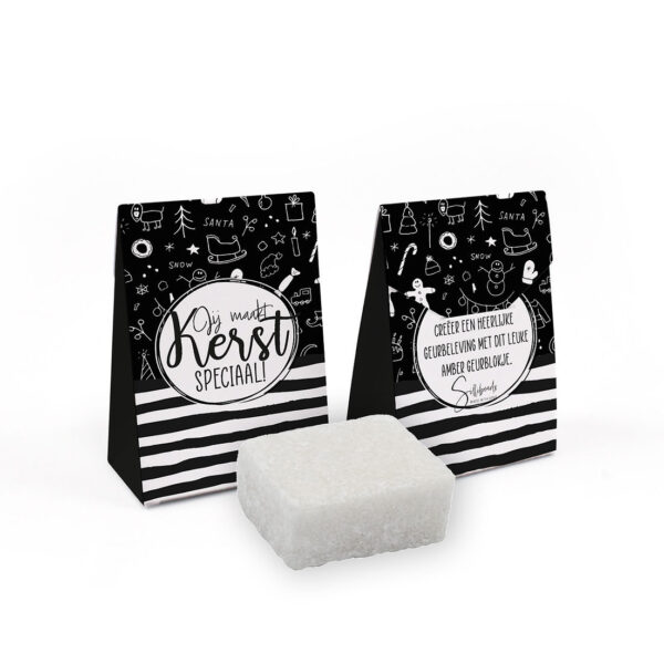 Amberblokje in een cadeaudoosje - Jij maakt kerst speciaal Amberblokje in een cadeaudoosje - Jij maakt kerst speciaal