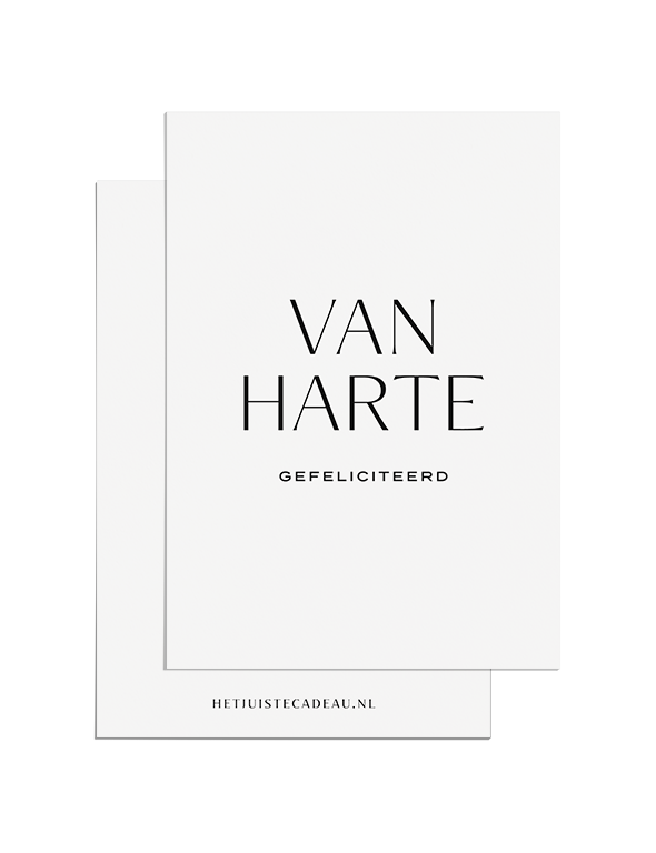 A6 van harte gefeliciteerd Brievenbus cadeau gefeliciteerd – Chocolate chip koekjes van De Koekfabriek