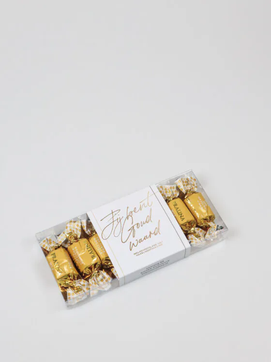 Chocolaatjes in een blister - Jij bent goud waard