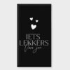 iets lekkers voor jou zwart chocoladereep Chocoladereep Tony Chocolonely - Iets lekkers voor jou - Zwart
