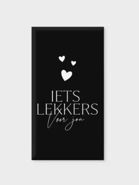 Chocoladereep Tony Chocolonely - Iets lekkers voor jou - Zwart