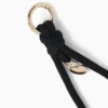 Keycord - Bagcharm - Zwart met hartje Keycord - Bagcharm - Zwart met hartje