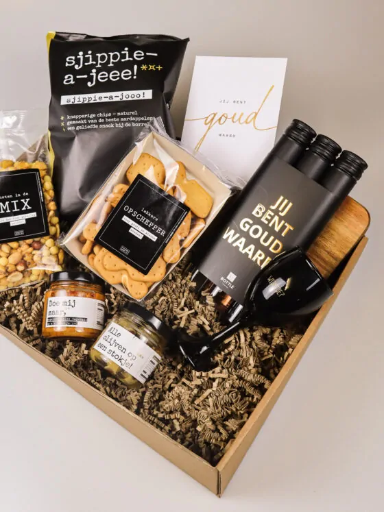 Cadeaupakket jij bent goud waard