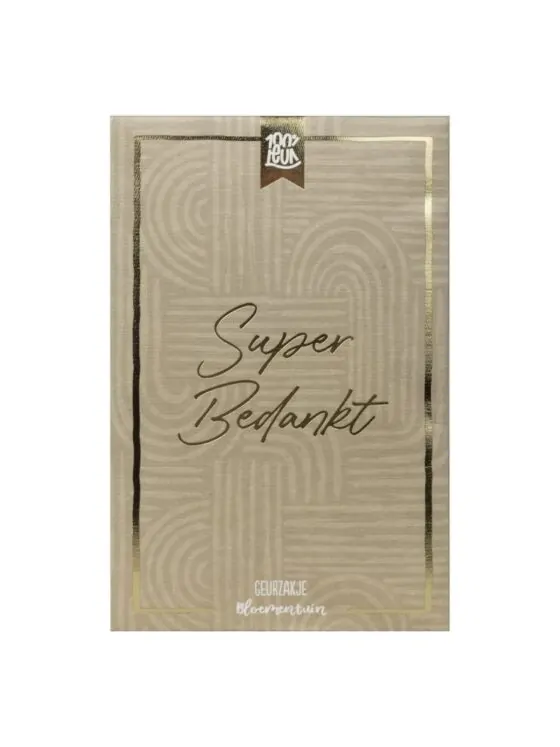Geurzakje-superbedankt-bedankt-bedanken-geur-100LEUK Geurzakje – Super Bedankt | Klein & Origineel Cadeau