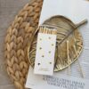 Lucifers – Hartjes - Luxe Witte Lucifers met Gouden Detail
